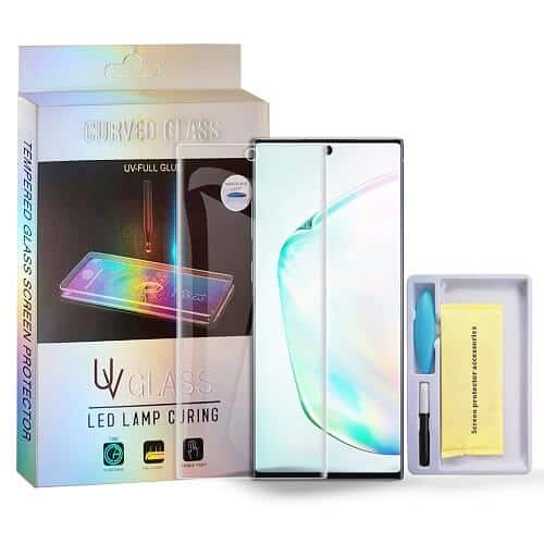 For Samsung Galaxy Note 10 |Note10+ /Note10 Plus UV Liquid Gel Tempered Glass Screen Protector Film Guard (Clear) For Samsung Galaxy Note 10 |Note10+ /Note10 Plus UV Liquid Gel Tempered Glass Screen Protector Film Guard (Clear)